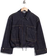 Democracy Utility Denim Bomber Jacket