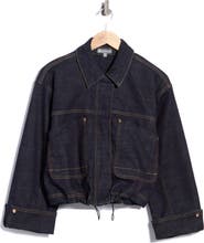 Democracy Utility Denim Bomber Jacket