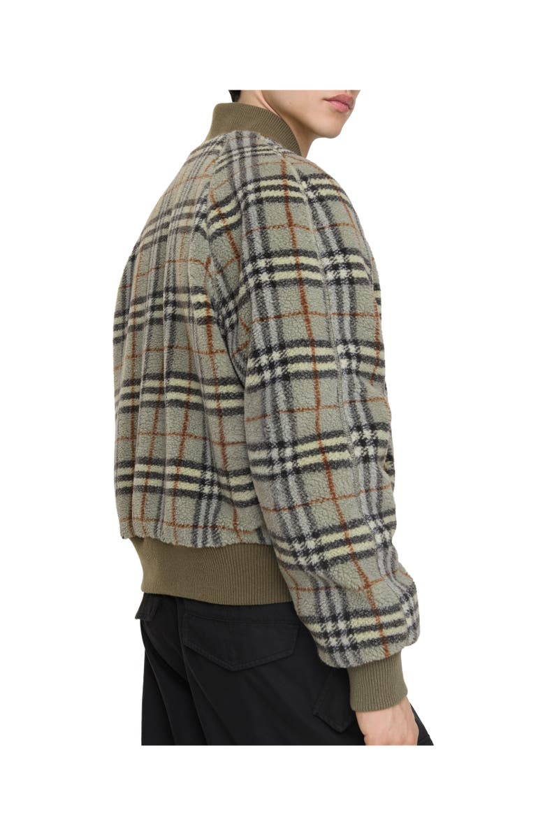 Burberry Reversible Nylon Bomber Jacket, Alternate, color, Tent Green