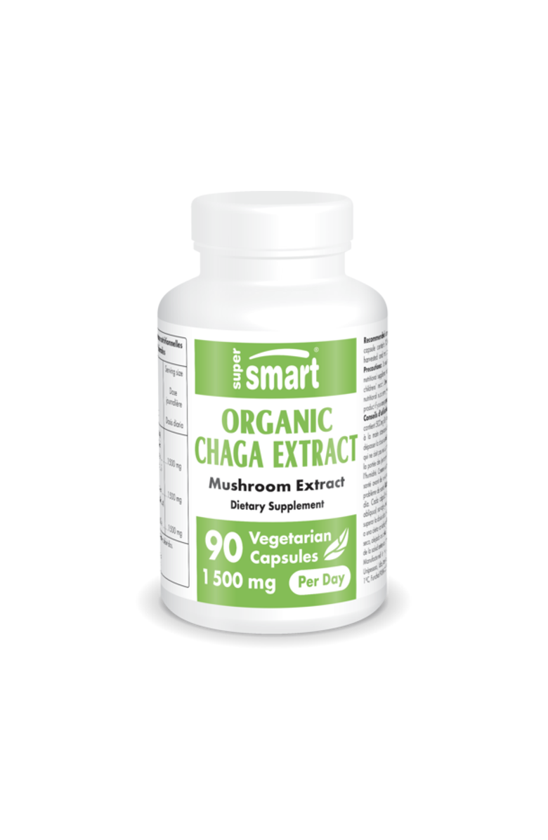 SuperSmart Organic Chaga Extract, Main, color, NO COLOR