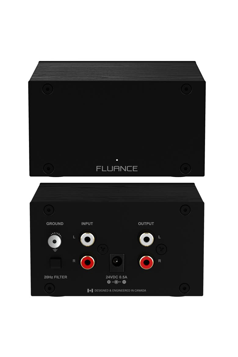 Phono Preamp with RIAA EQ for MM Turntables/Vinyl Record Players, Alternate, color, Black