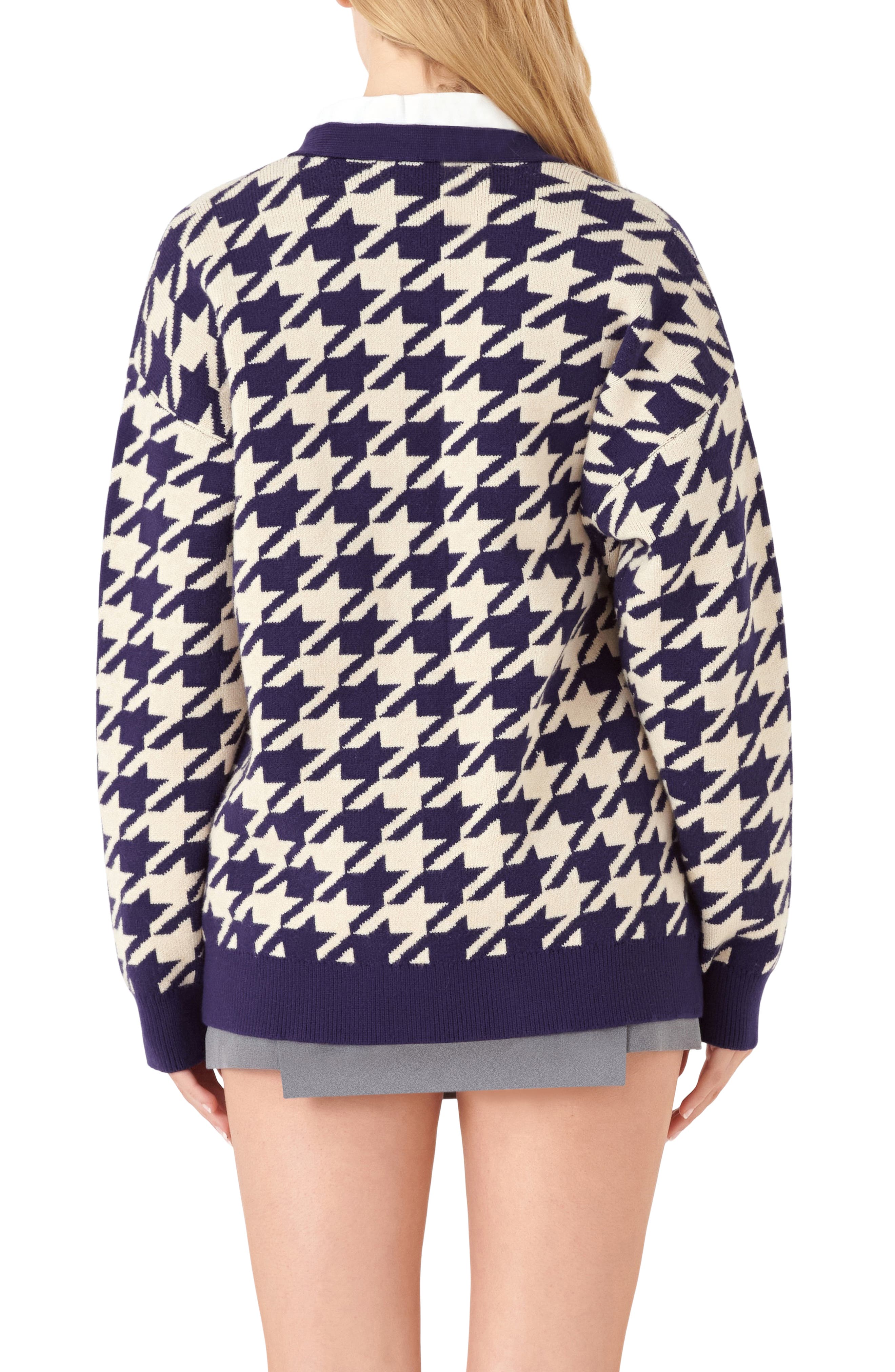 Houndstooth Cardigan - image 2