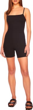 Susana Monaco Sleeveless Rib Romper