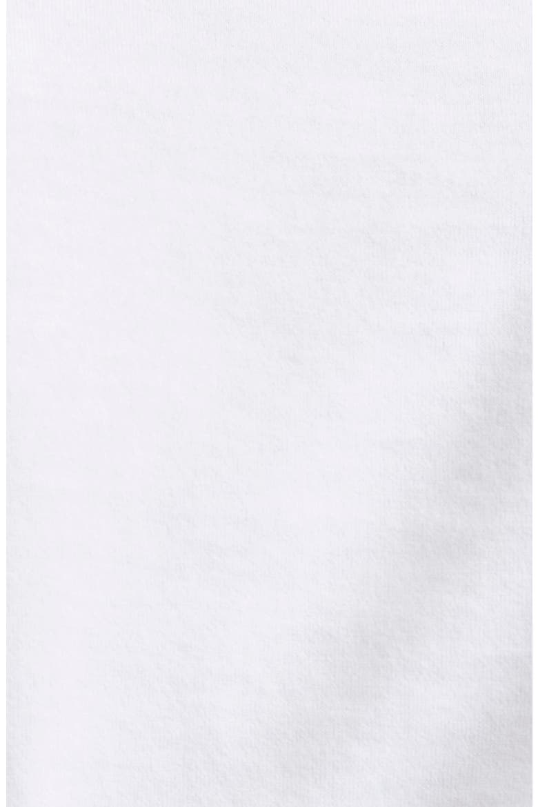 Tie Hem Cotton Jersey T-Shirt, Alternate, color, OPTICAL WHITE