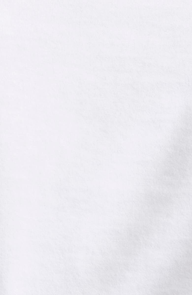 Dolce&Gabbana Tie Hem Cotton Jersey T-Shirt, Alternate, color, Optical White