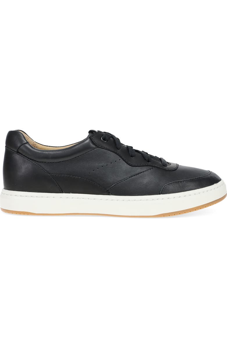 Dansko Josey Low Top Sneaker, Alternate, color, Black Nappa