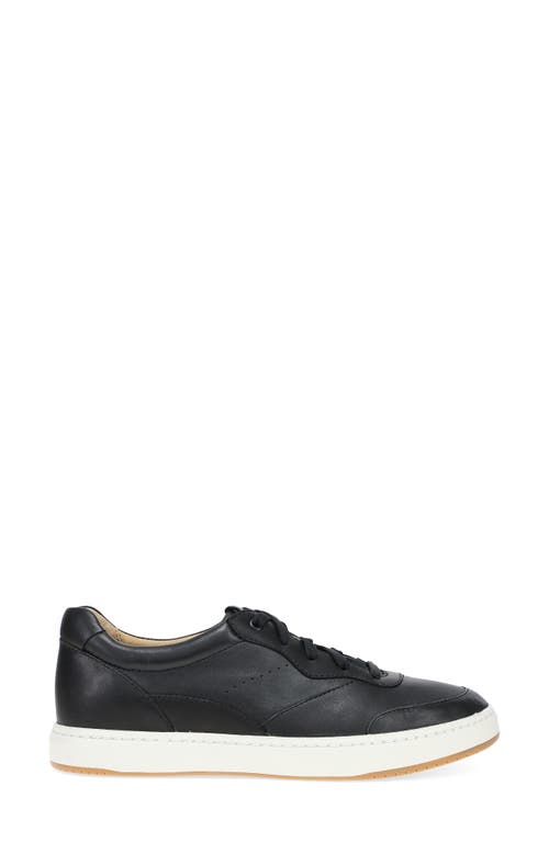 Dansko Josey Low Top Sneaker In Black Nappa