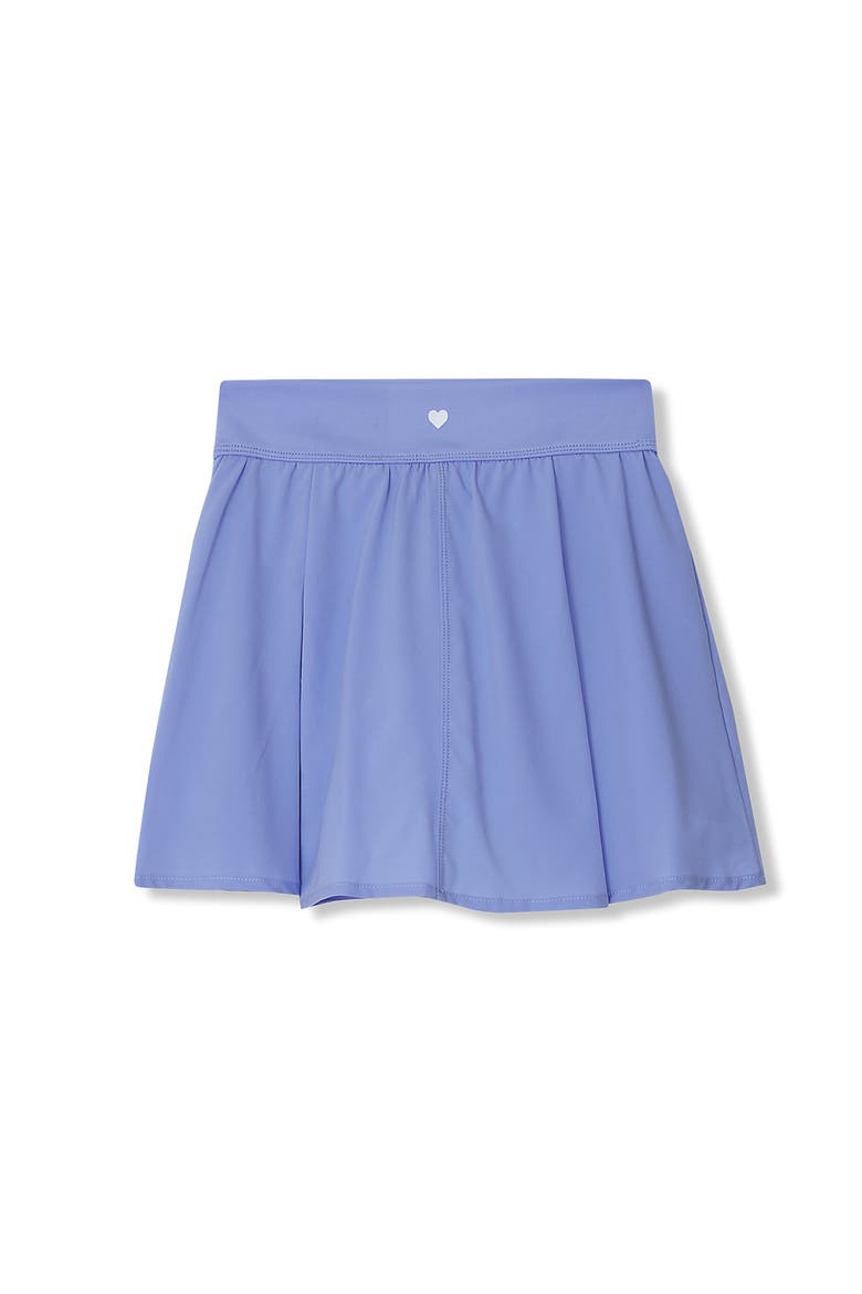 Girls Active Pleated Skort, Alternate, color, Pale Purple Iris