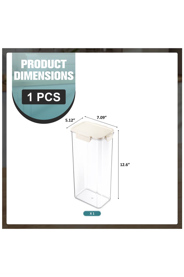 Airtight Food Storage Container, Alternate, color, NO COLOR