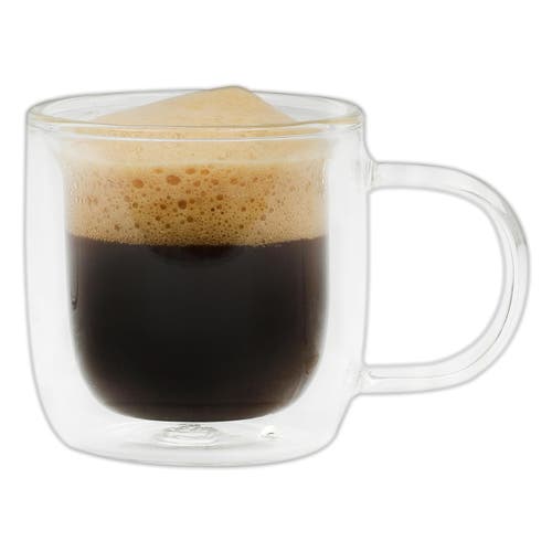 Mr Coffee Mr. Coffee Salon Espresso 2 Piece 3 Ounce Double Wall Insulated Glass Mug Set In Transparent