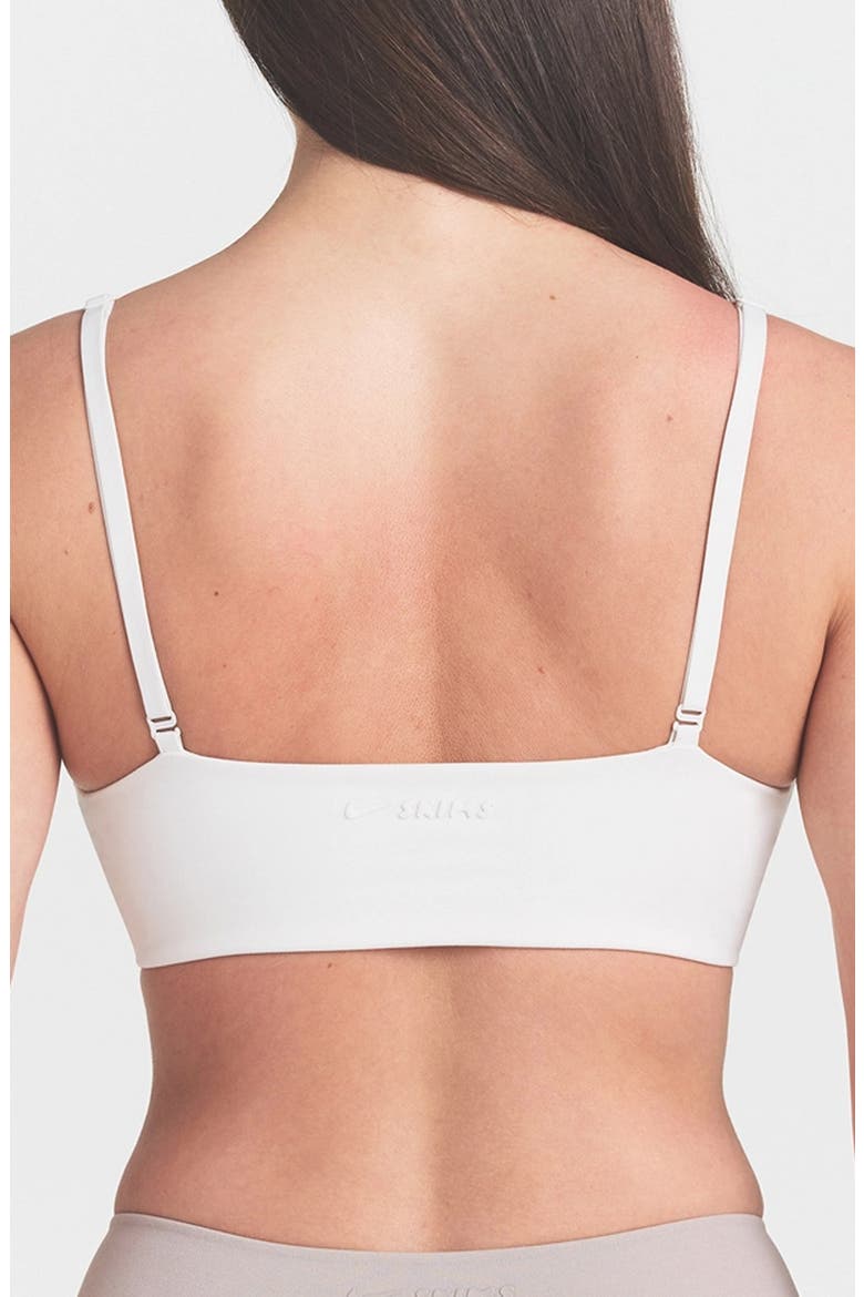 Matte Micro Scoop Bra, Alternate, color, NSKM ACTV IVORY