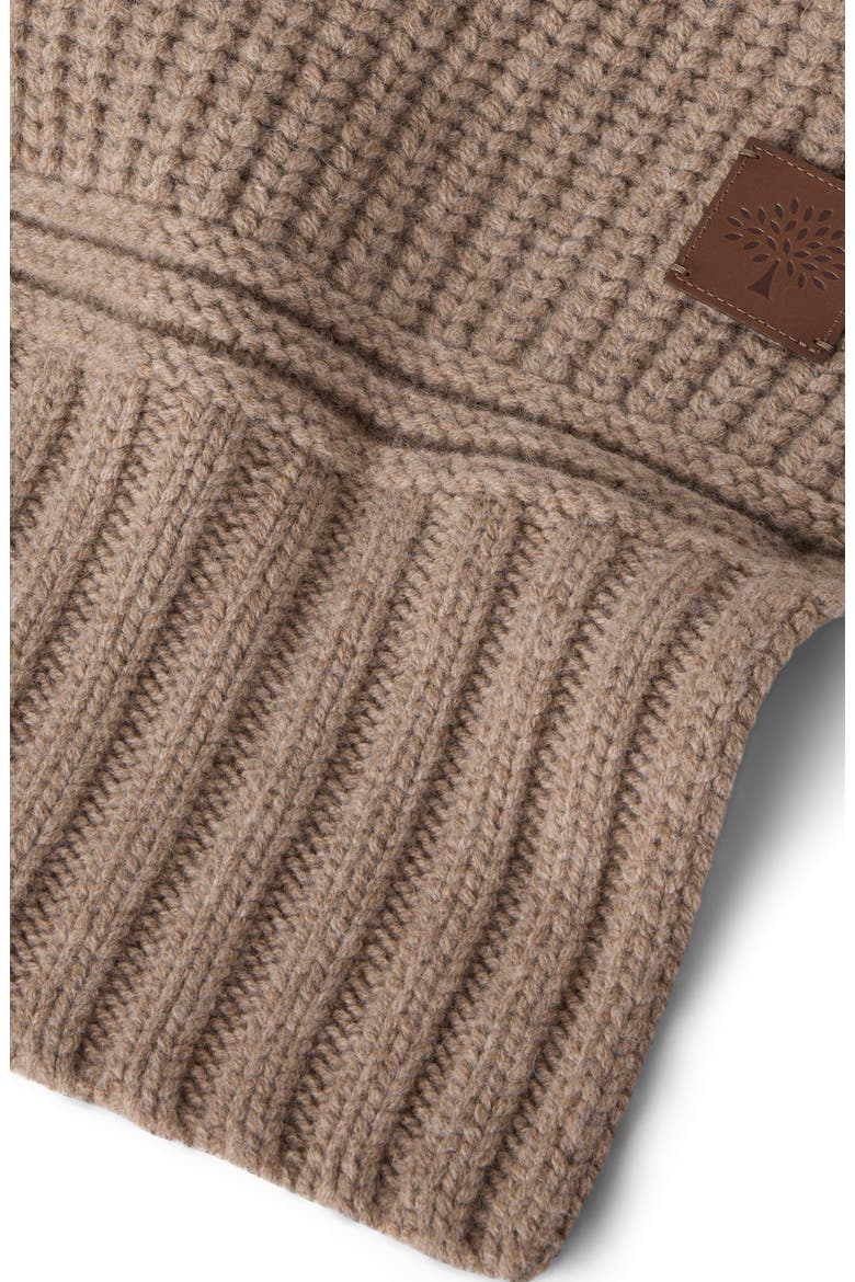 Chunky Ribbed Scarf, Alternate, color, Oat