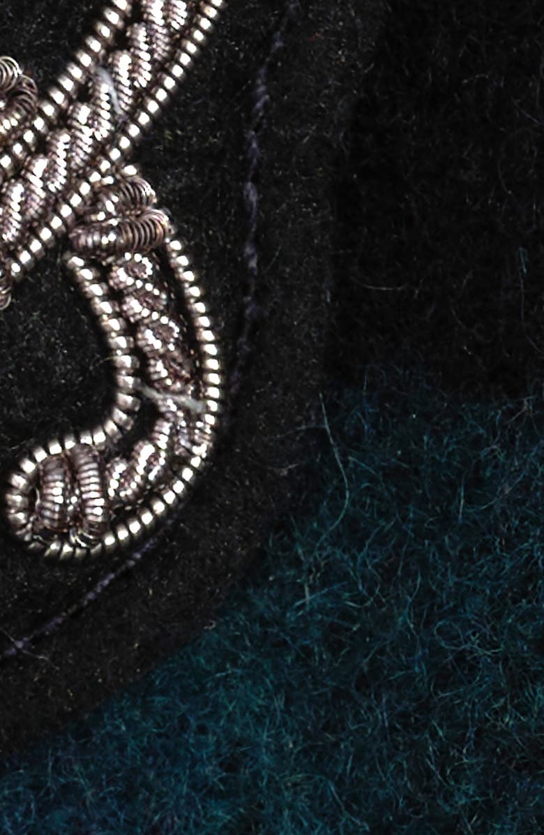 ZZDNU Lauren Ralplh Lauren Wool Plaid Scarf With Patch, Alternate, color, Blackwatch