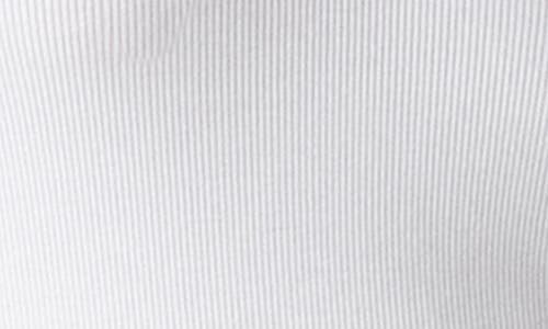 Michael Stars Remi V-neck Rib Top In White