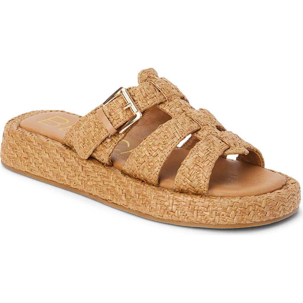 BEACH BY MATISSE Ciao Platform Wedge Slide Sandal in Cognac  product