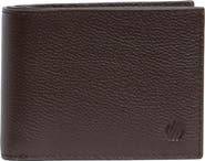 Johnston & Murphy Pebbled Leather Bifold Wallet