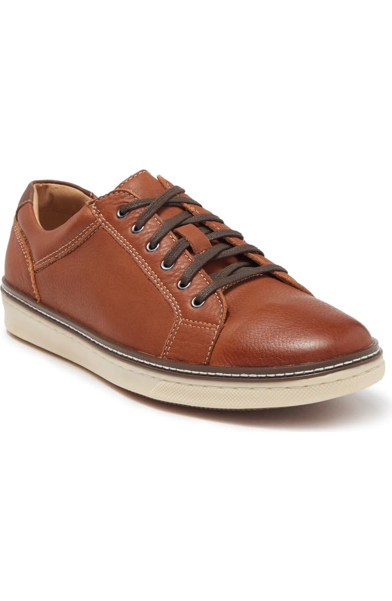 Johnston & Murphy Colby Lace to Toe Sneaker, Main, color, Tan