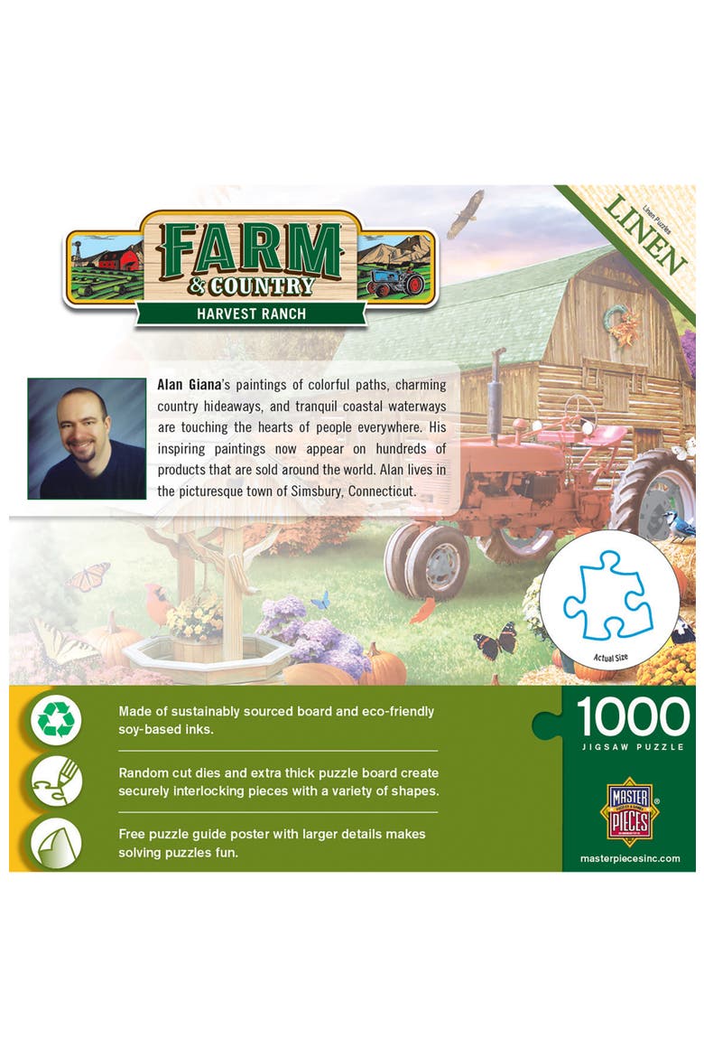 Harvest Ranch 1000 Piece Jigsaw Puzzle, Alternate, color, Multicolor