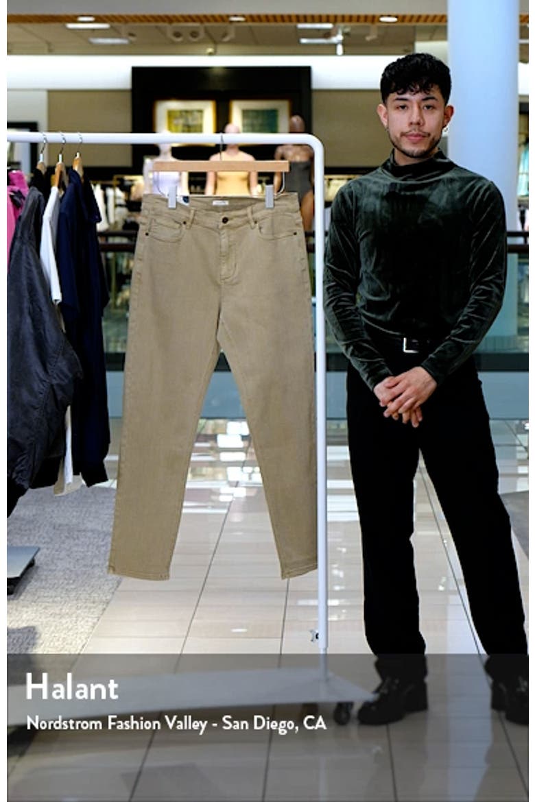 Athletic Fit Five Pocket Stretch Twill Pants video