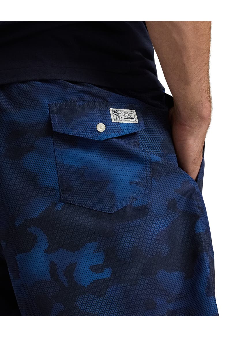 Big & Tall Printed Swim Trunks, Alternate, color, SPY CAMO