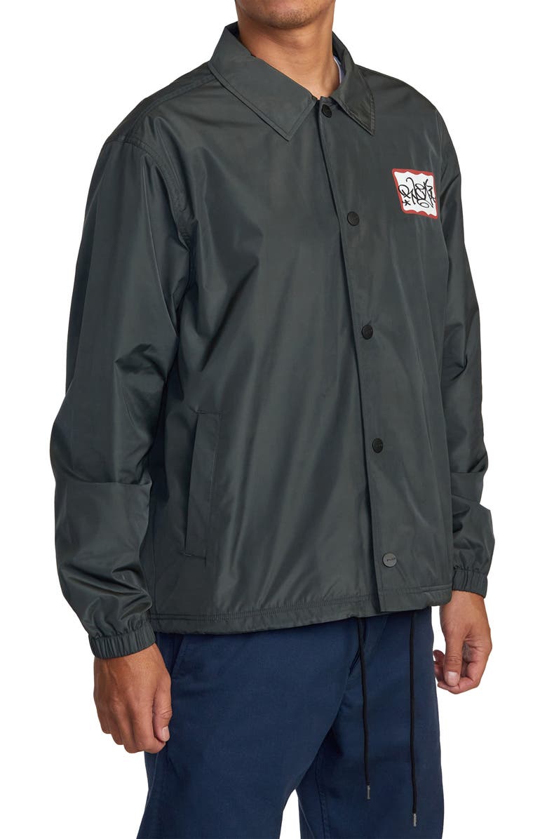 RVCA Satin Coach's Jacket, Alternate, color, 