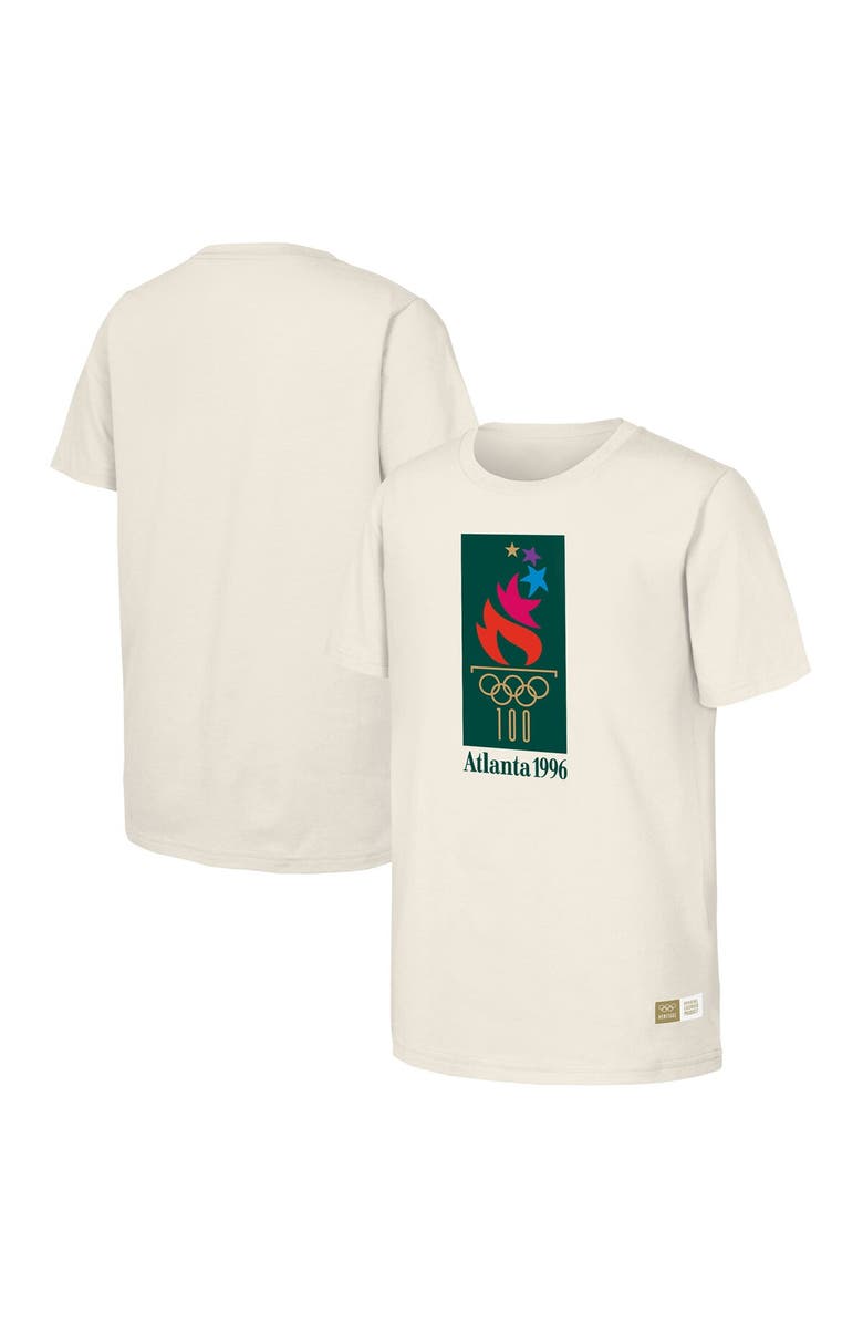 Outerstuff Men's Natural 1996 Atlanta Games Olympic Heritage T-Shirt, Main, color, Natural