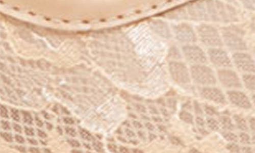 Chase & Chloe Chase And Chloe Bethany Floral Lace Slingback Pump In Neutral