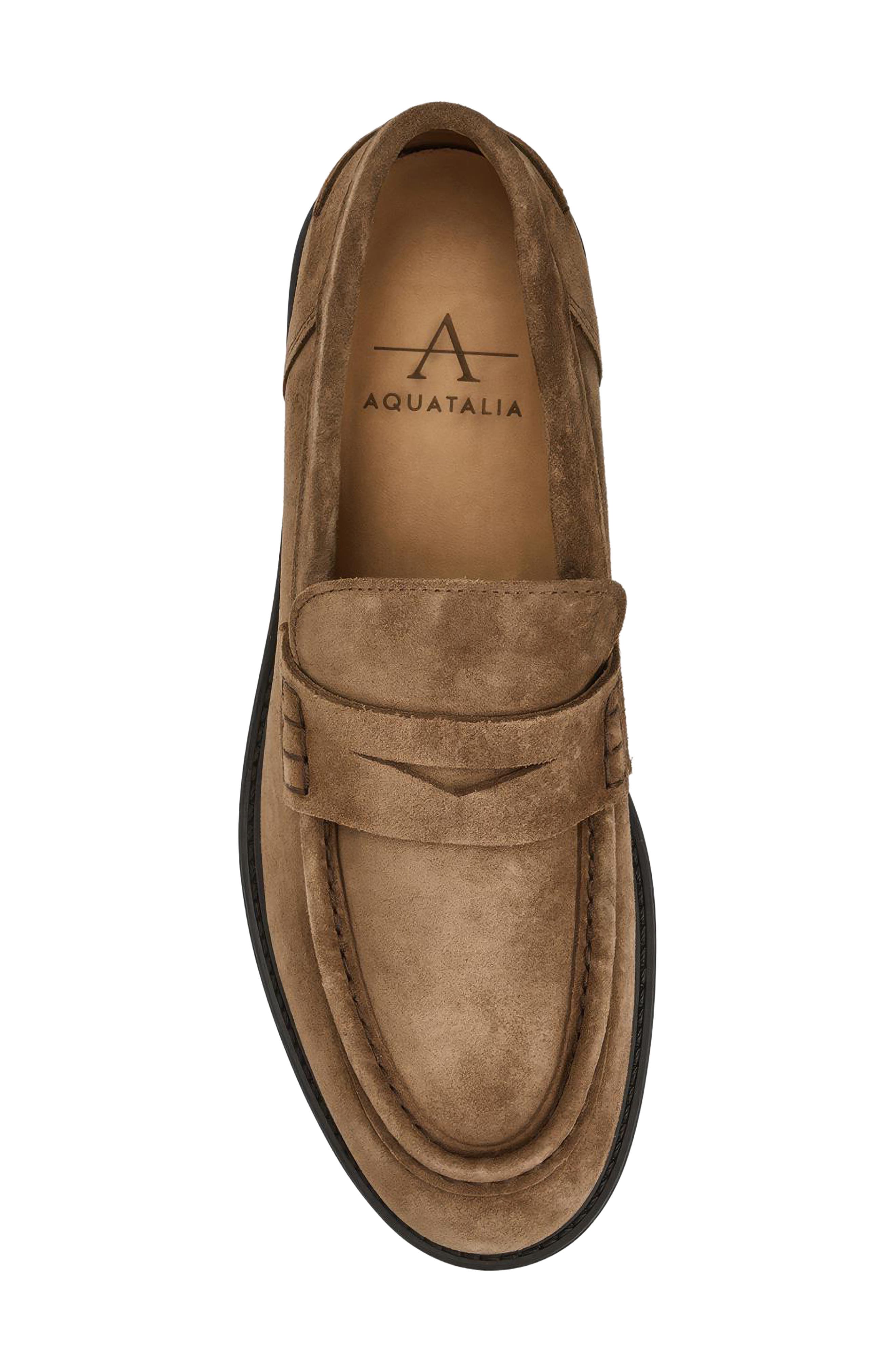 Ellis Penny Loafer, Alternate, color, COGNAC SUEDE