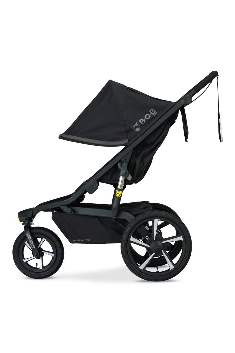 Alterrain™ Pro Jogging Stroller, Alternate, color, ALL WEATHER BLACK