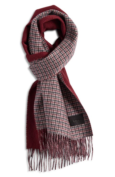 Houndstooth Reversible Cashmere Scarf