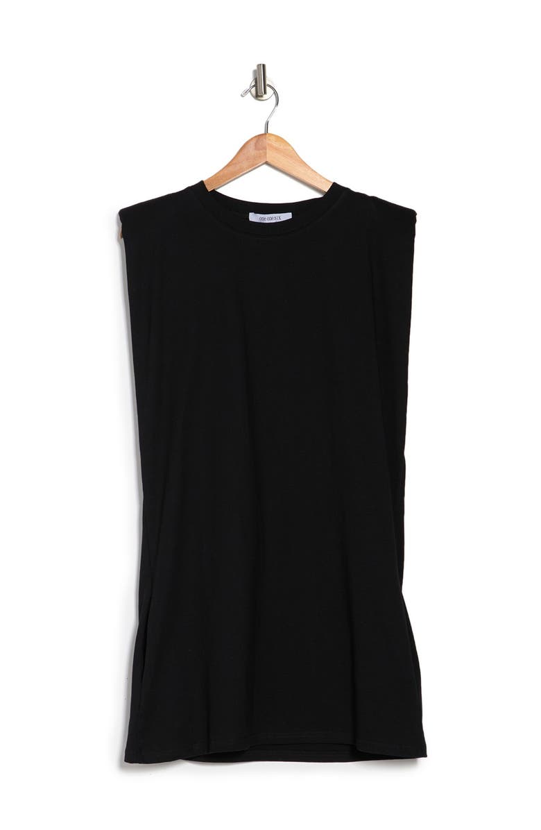 ONE ONE SIX Shoulder Pad Jersey Knit Shift Dress, Alternate, color, 