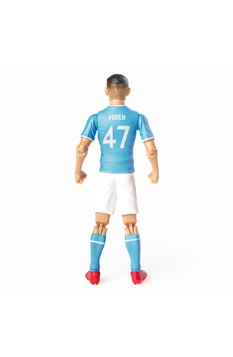 Banbo Toys SOCKERS Manchester City F.C. Phil Foden 8" Collectible Soccer Action Figure, Alternate, color, Blue
