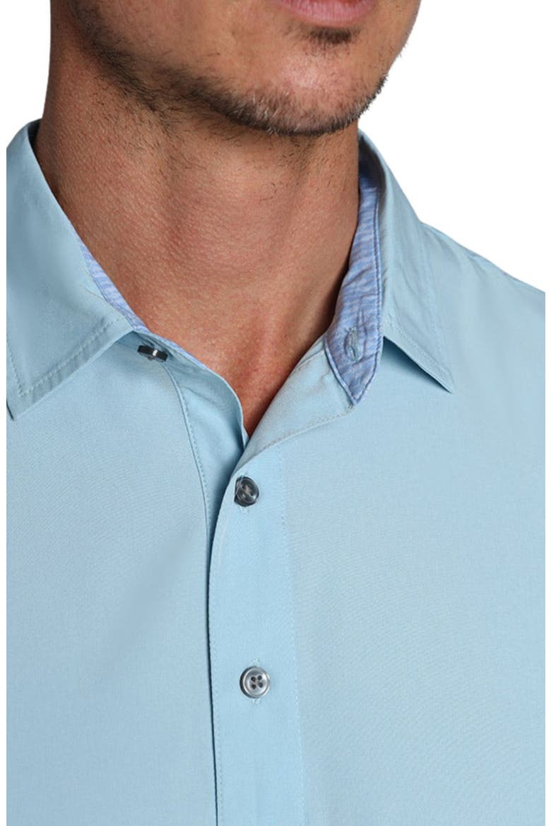 Gravityless Performance Polo, Alternate, color, BLUE