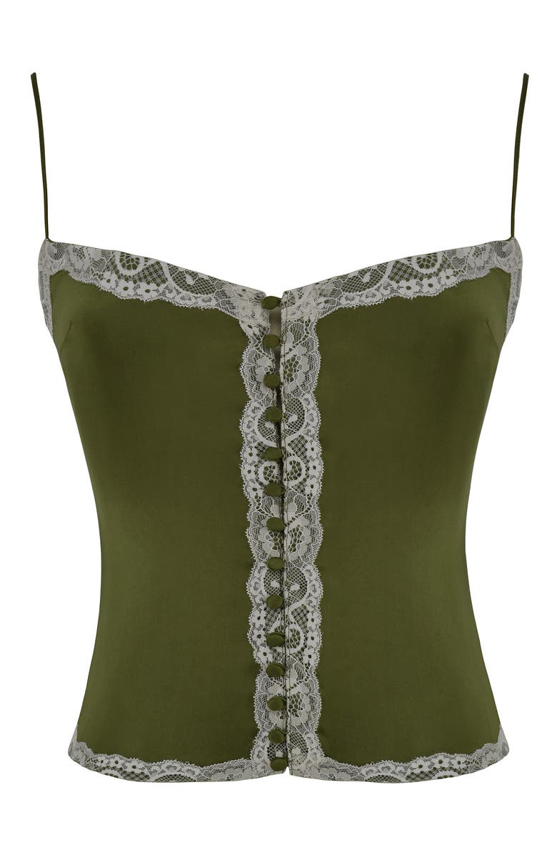 Mistress Rocks Lace Satin Camisole, Alternate, color, 