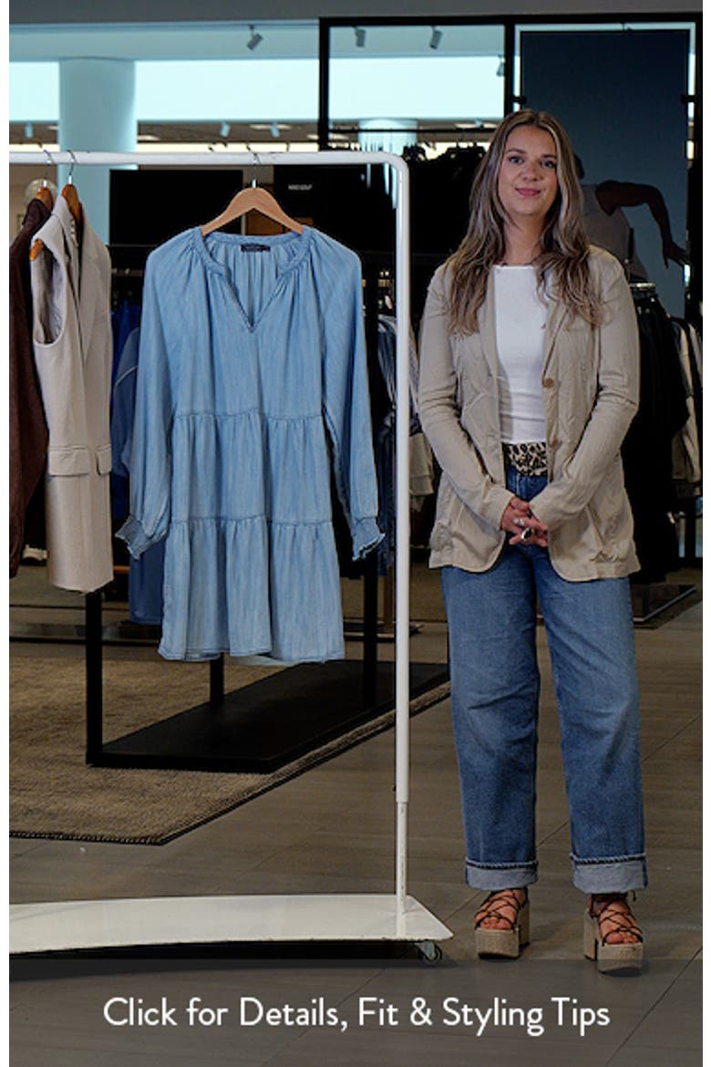 Tessa Long Sleeve Chambray Dress video