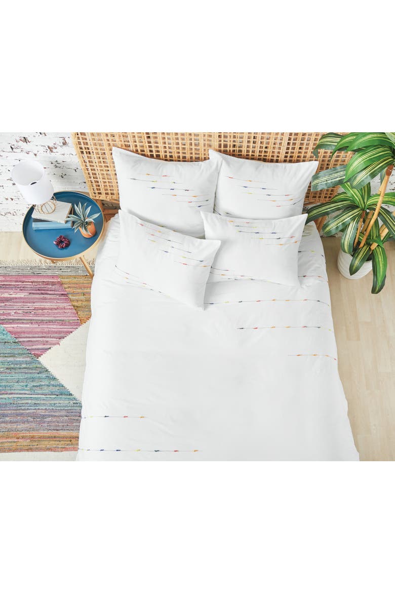 Raina King Duvet Cover, Alternate, color, White