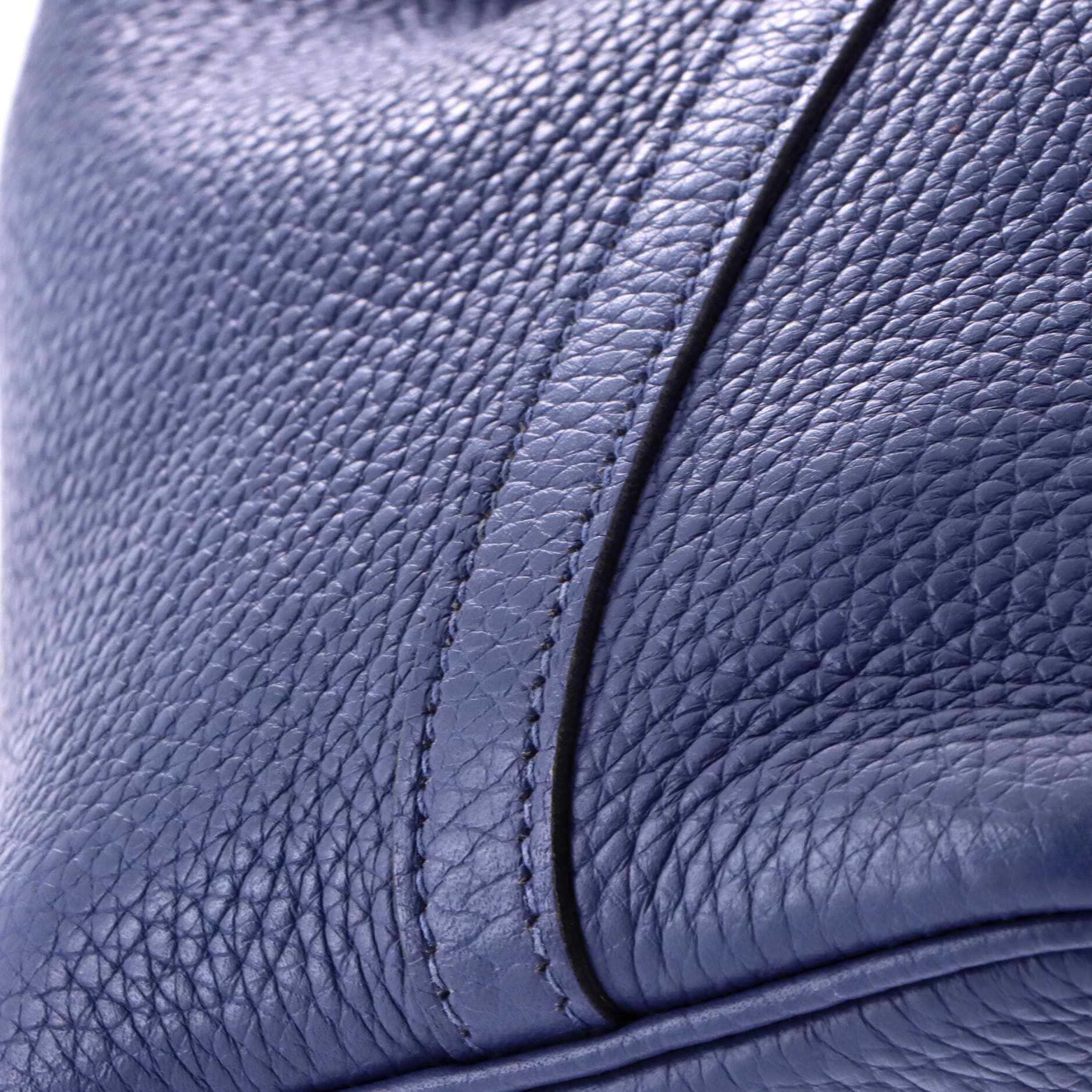 Pre-Owned Hermes Eclat Picotin Lock Bag Clemence PM, Alternate, color, Bleu Brighton