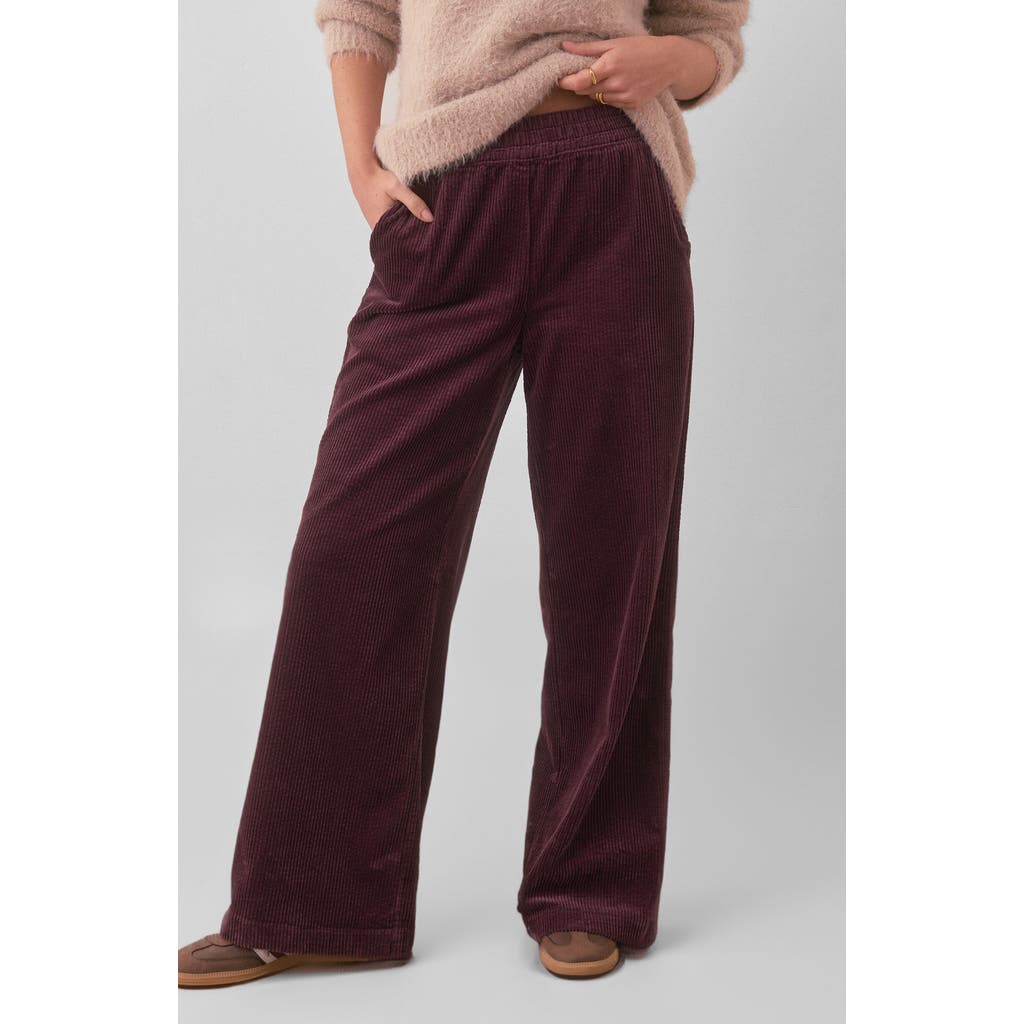 Marine Layer Allison Corduroy Pants in Windsor Wine  product