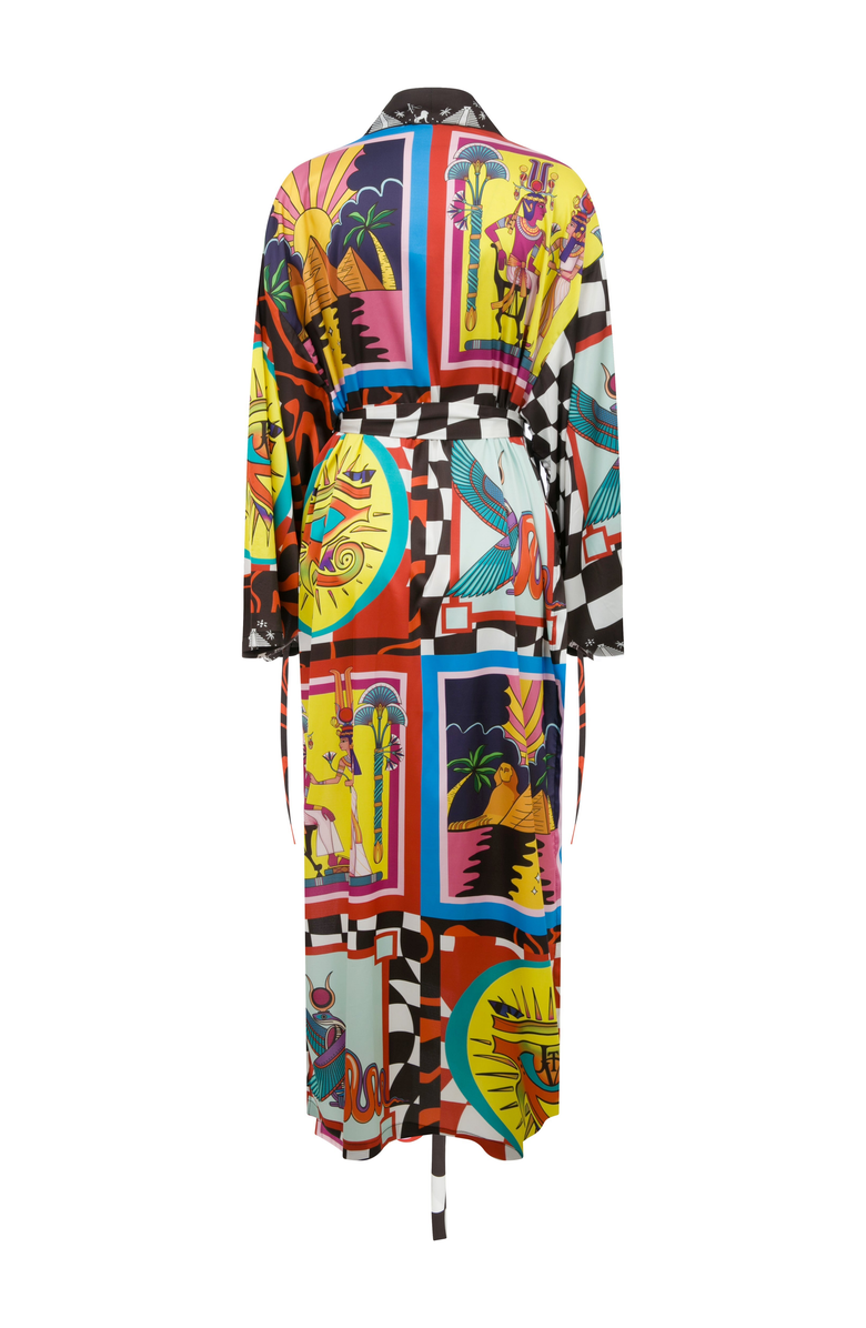Je Te Veux EGYPT KIMONO, Alternate, color, Multi-Colored