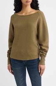 Free People Jess One-Shoulder Thermal Top
