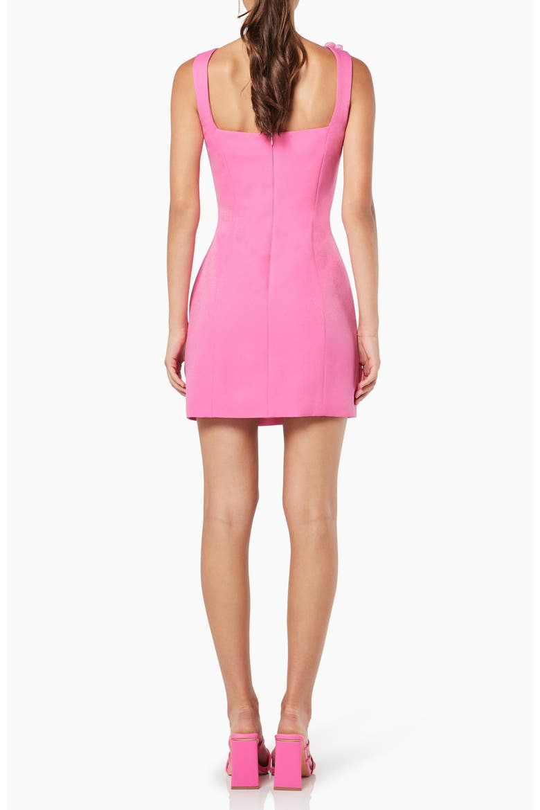 Trompe Rosette Minidress, Alternate, color, PINK