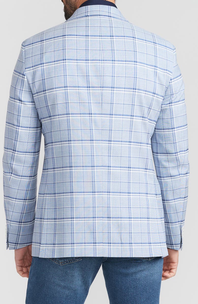 SAVILE ROW CO Plaid Sport Coat, Alternate, color, Blue