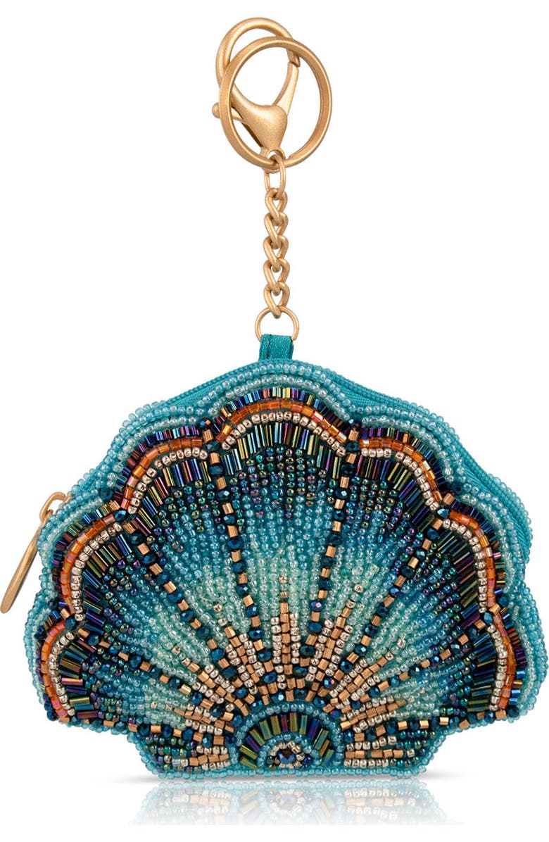 Mary Frances Accessories Blue Cove Coin Purse, Main, color, Blue