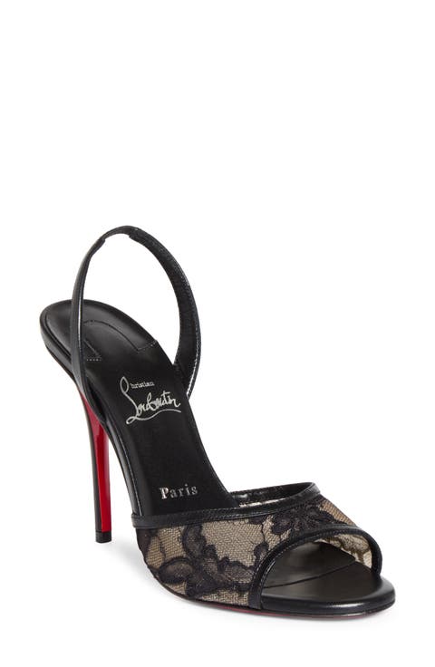 Miss Z Lace Slingback Sandal