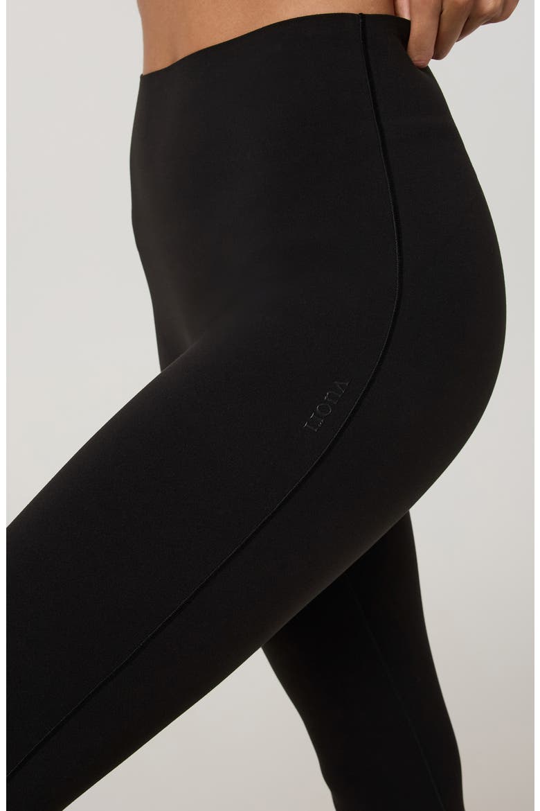 Form Refined High Waist Stirrup Performance Leggings, Alternate, color, BLACK