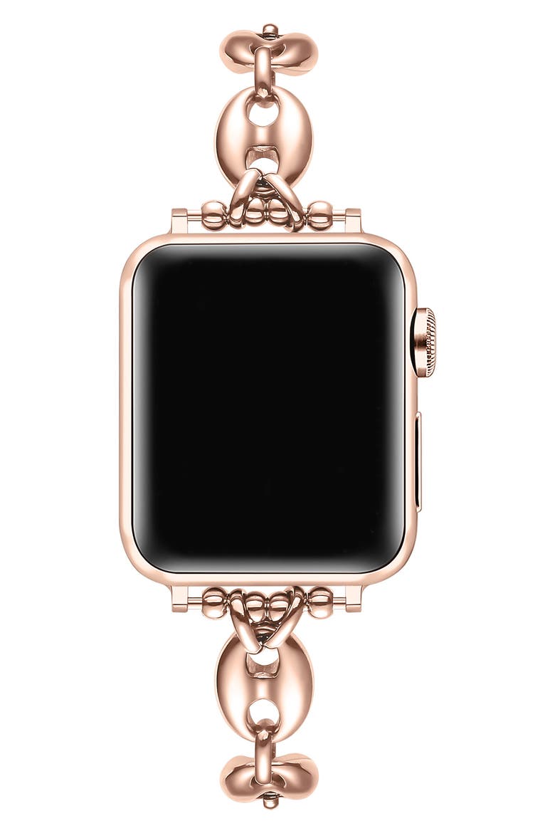 Poppy Apple Watch® Bracelet Watchband, Alternate, color, GOLD