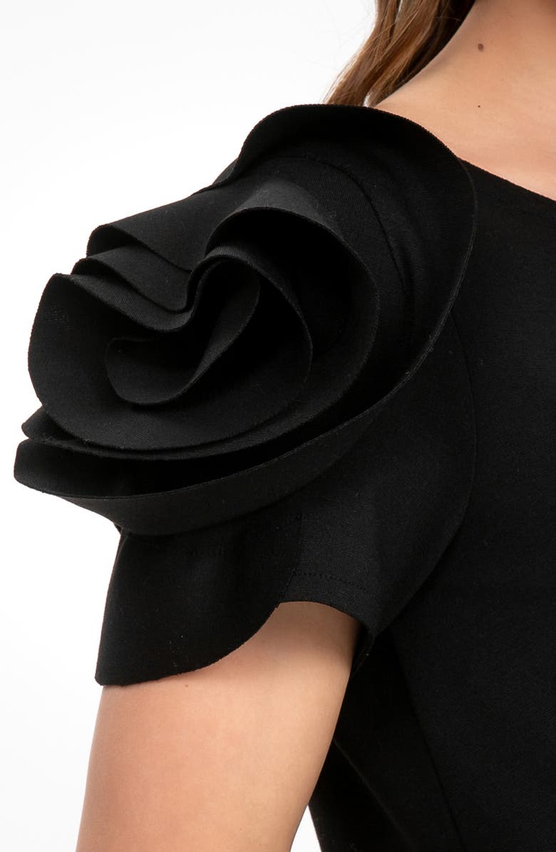 PIETRO BRUNELLI MATERNITY Maternity Sheath Cocktail Dress, Alternate, color, Black