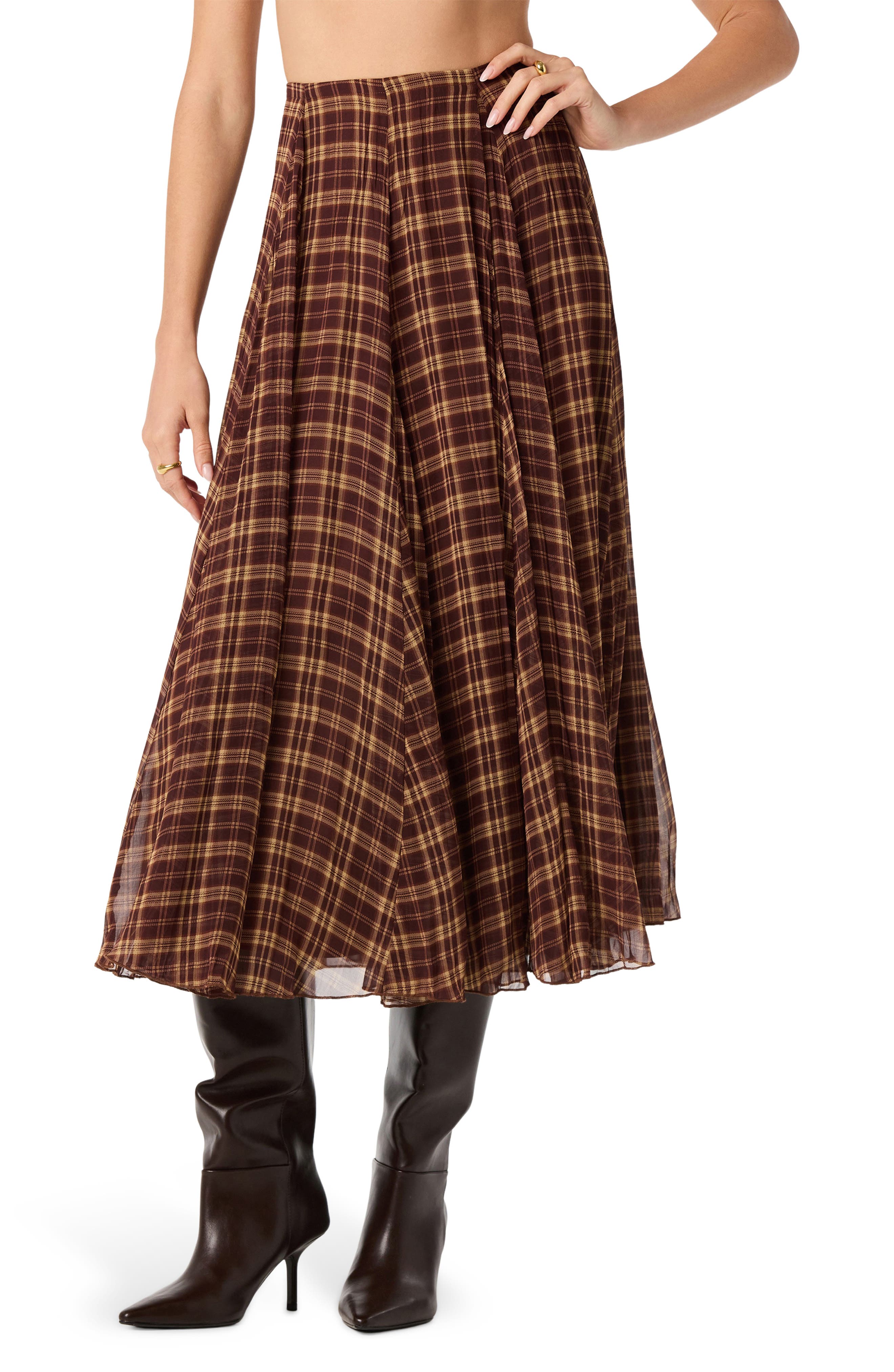 selected BROWN PLAID