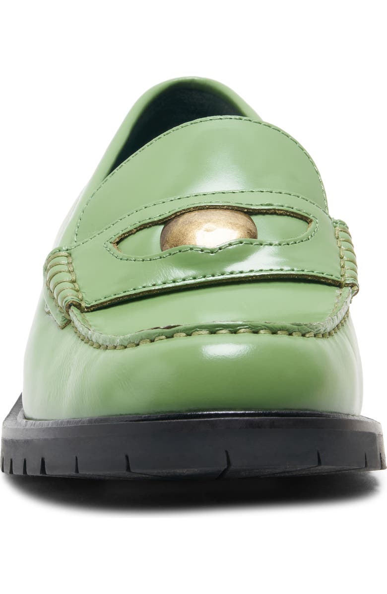 Free People Liv Penny Loafer, Alternate, color, Green Apple