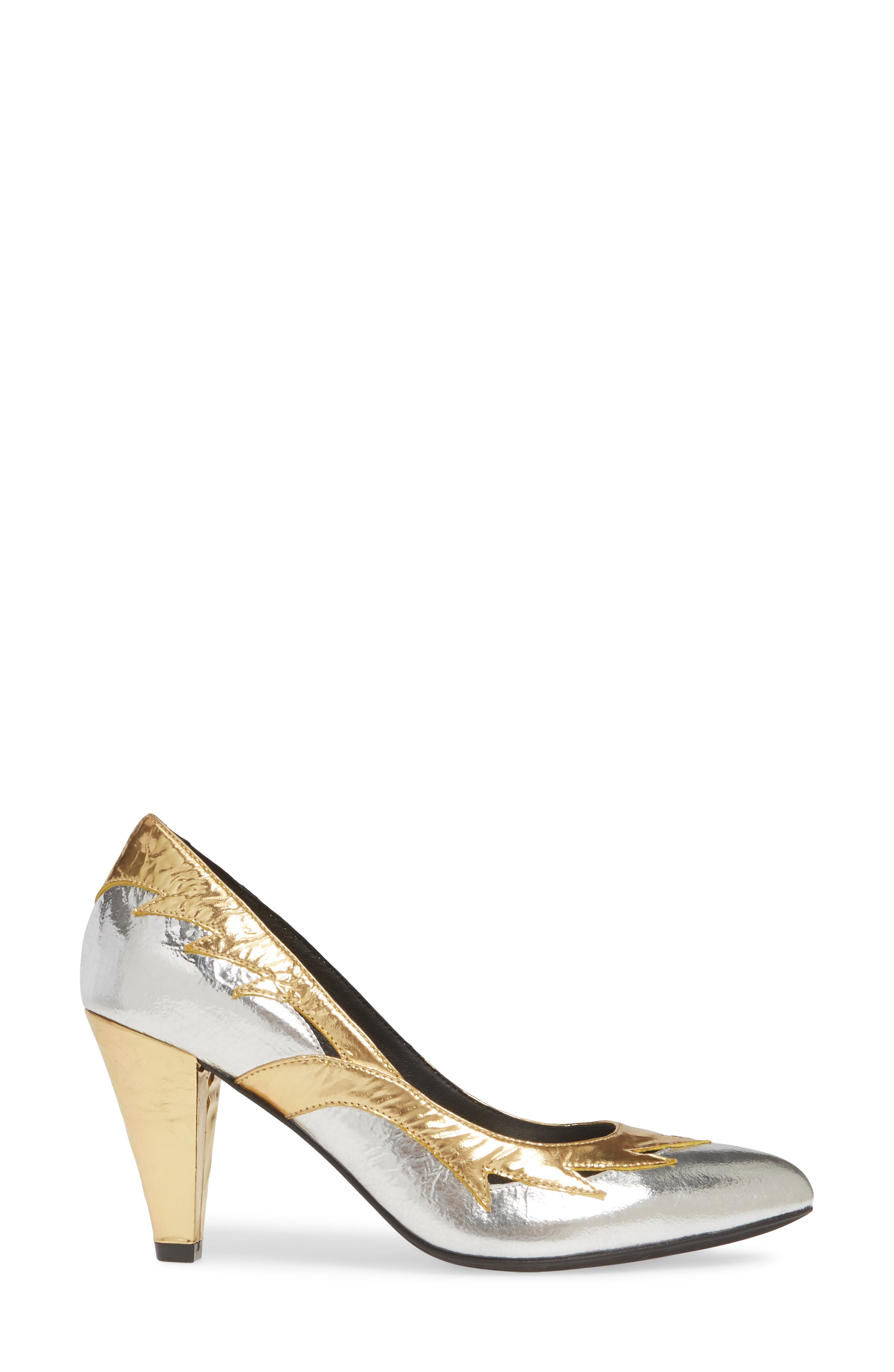 Jeffrey Campbell Cyndi Metallic Pump, Alternate, color, 